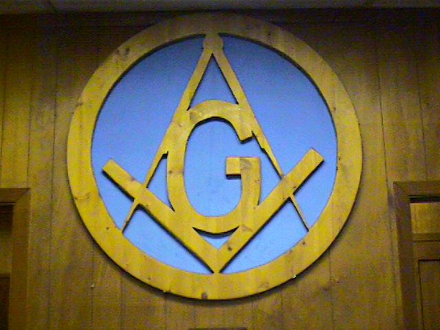 Masonic Emblem in the lodge